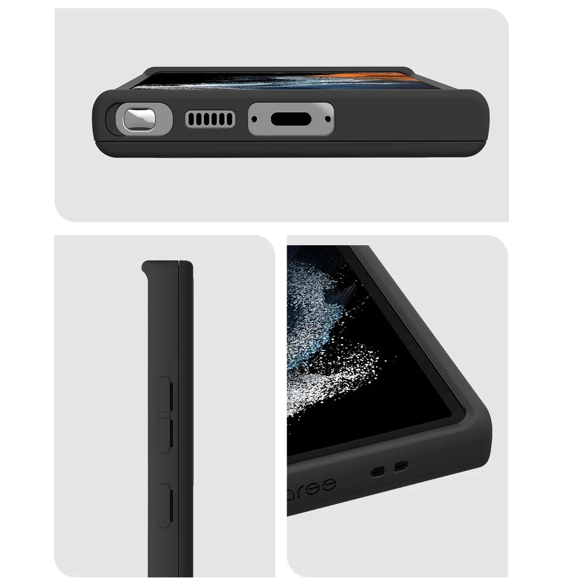 Araree Air Slot Case with card Slot For Samsung Galaxy S23 Ultra -Black - Tashqila Araree Air Slot Case with card Slot For Samsung Galaxy S23 Ultra -Black - Tashqila